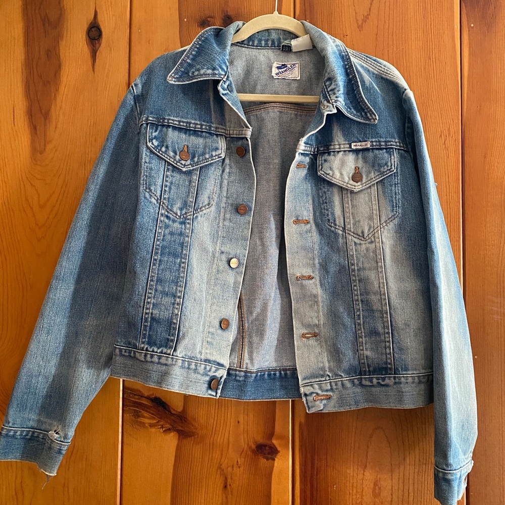 Vintage Denim Wrangler Jacket -sz small